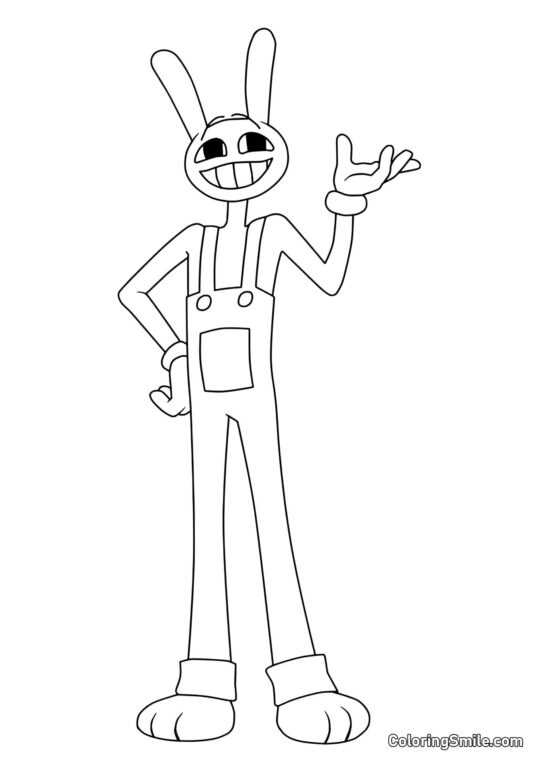 Jacks w pełnym wzroście - Kolorowanka