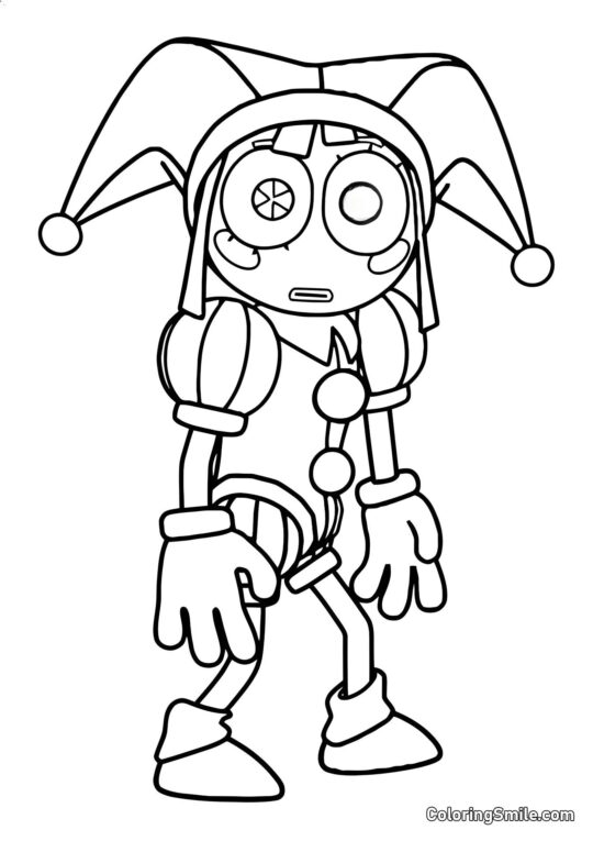 Żart Pomni z Cyfrowego Kręgu - Kolorowanka