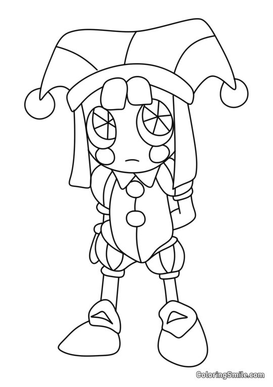 Bleedlitsa Pomni - Kolorowanka