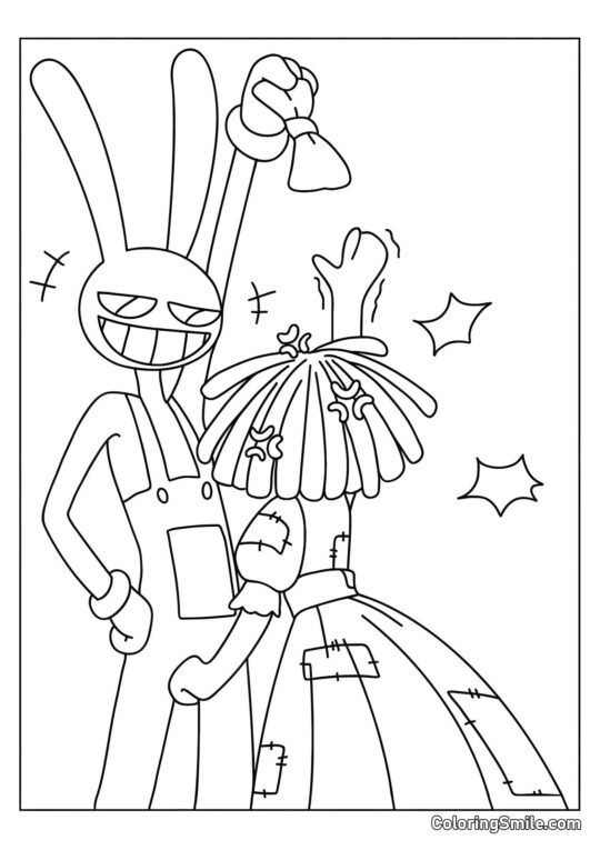 Jacks osusza Ragata - Kolorowanka