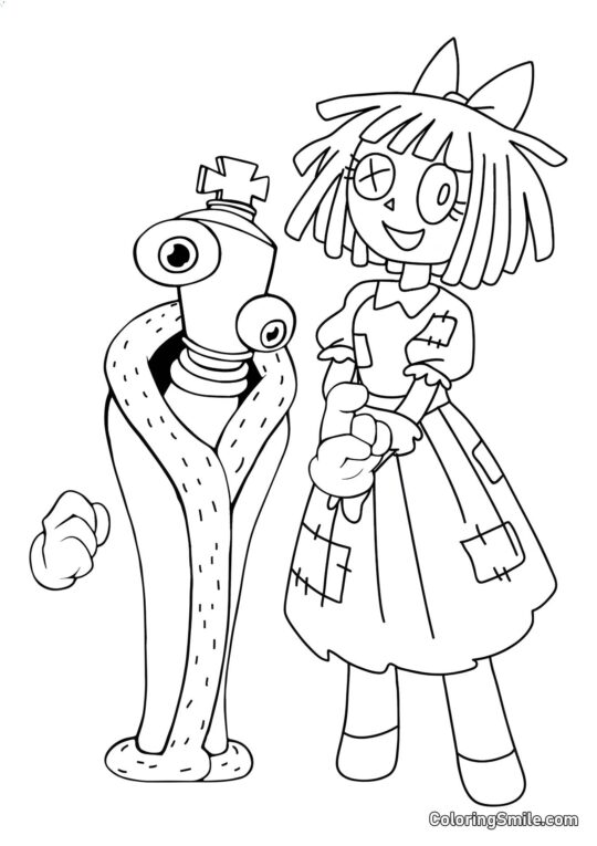 Koral i Ragata - Kolorowanka