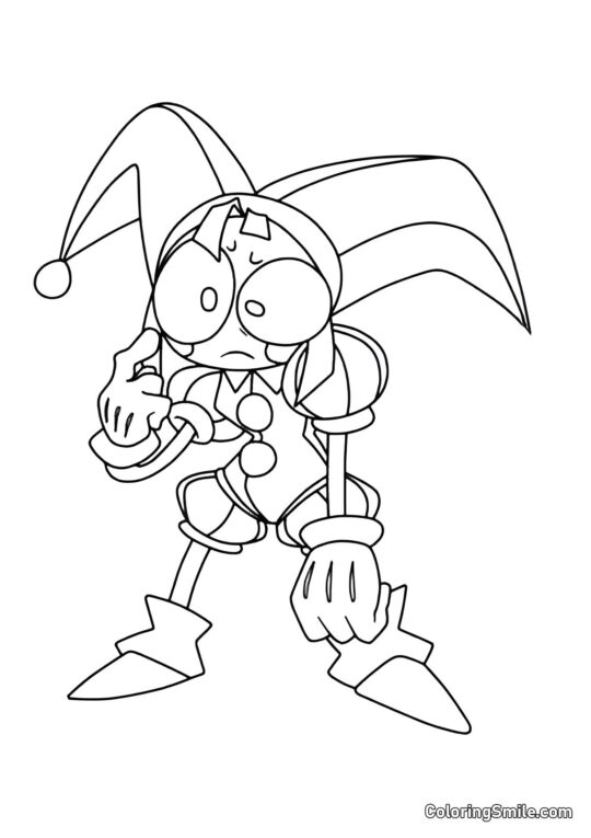 Pomni w Neadumeniya - Kolorowanka