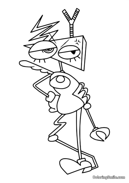 Nieznośny Zubl - Kolorowanka