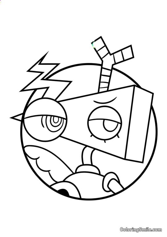 Portret Zubl - Kolorowanka