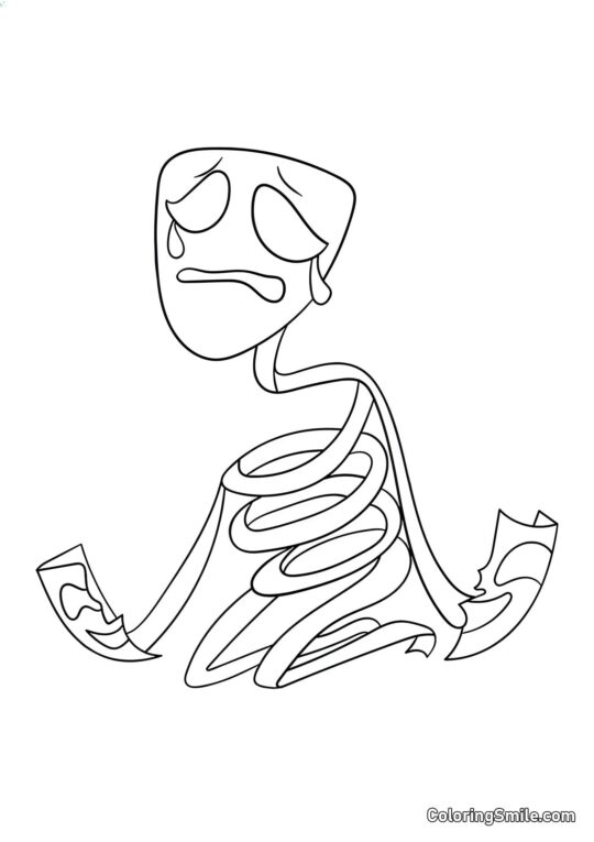 Zaplakannaya Gangl - Kolorowanka