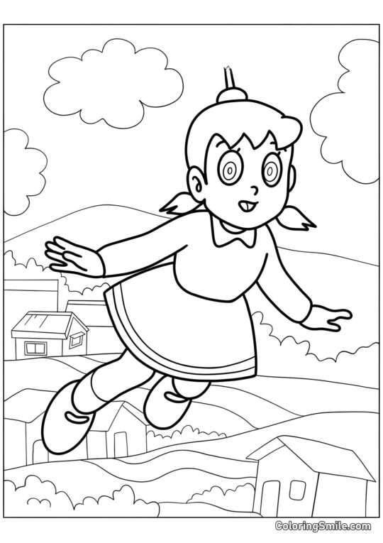 Shizuka Minamoto - Kolorowanka