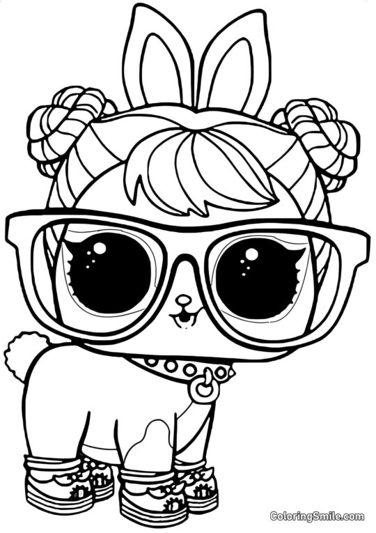LOL pupil królik Bon Bon Hop Hop - Kolorowanka