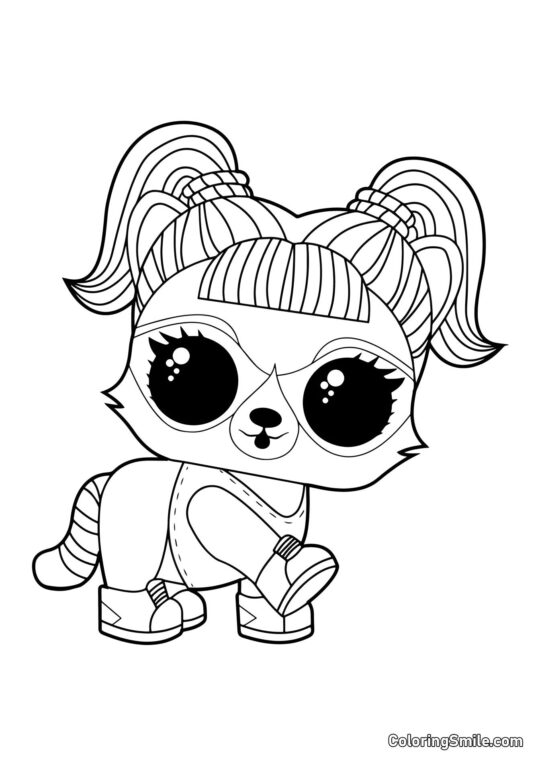 LOL pupil szop Bandit - Kolorowanka