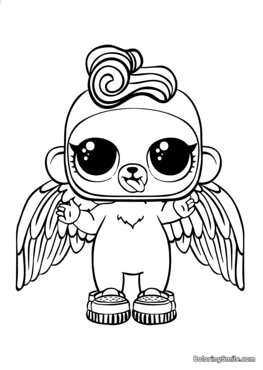 LOL pupil małpa Bhaddi - Kolorowanka