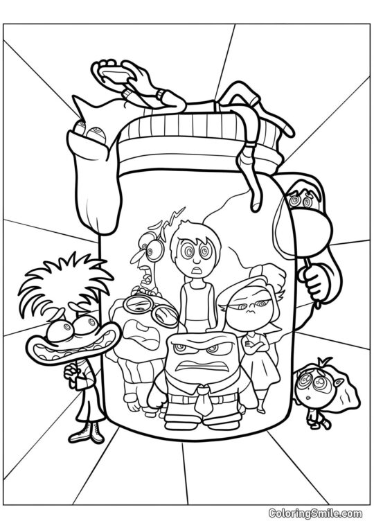 Nowe emocje zamknięte w starych Nowe emocje zamknięte w starych - Kolorowanka