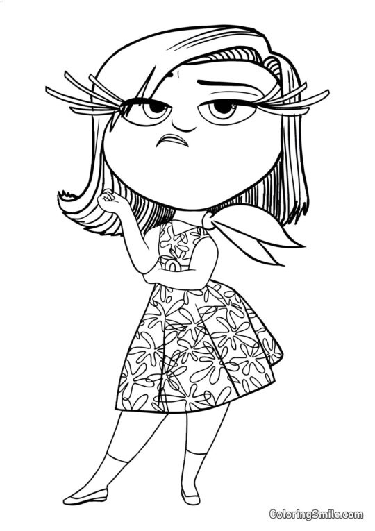 Elegancka Emocja Wstrętu Elegancka Emocja Wstrętu - Kolorowanka