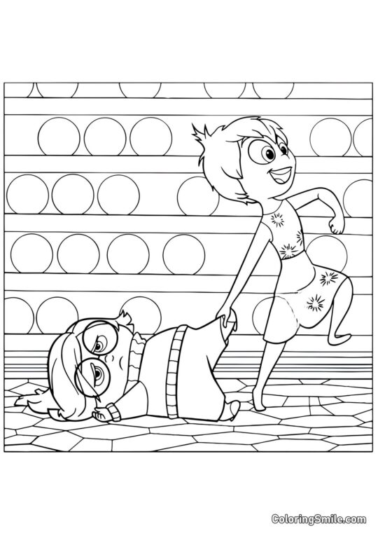 Radość niosąca Smutek Radość niosąca Smutek - Kolorowanka