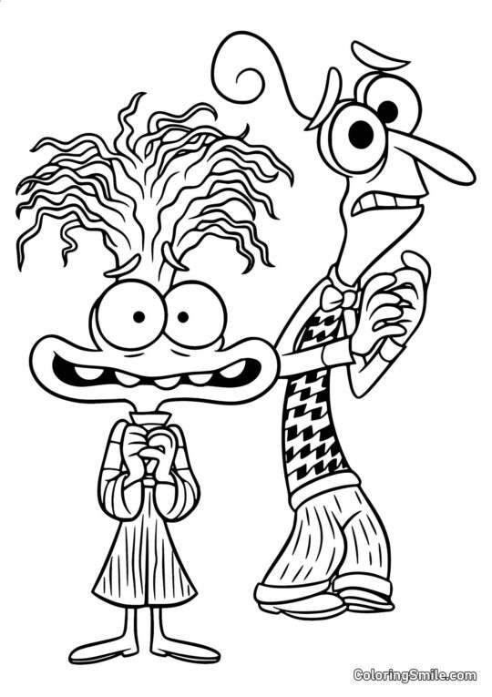 Niepokój i Strach z Odlotu 2 Niepokój i Strach z Odlotu 2 - Kolorowanka