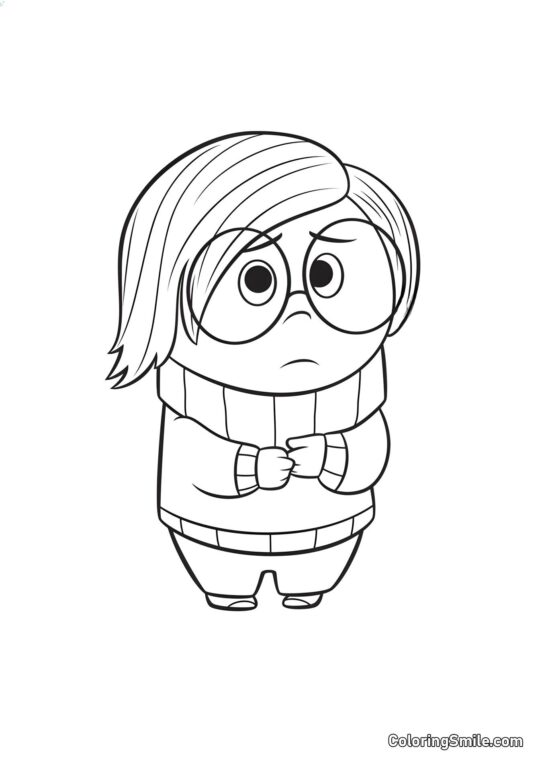 Smutek Smutek - Kolorowanka