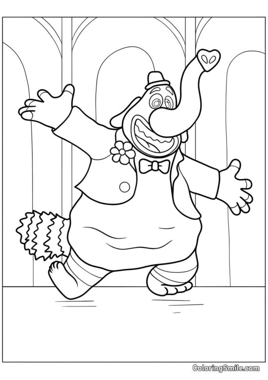 Bing Bong z Odlotu Bing Bong z Odlotu - Kolorowanka