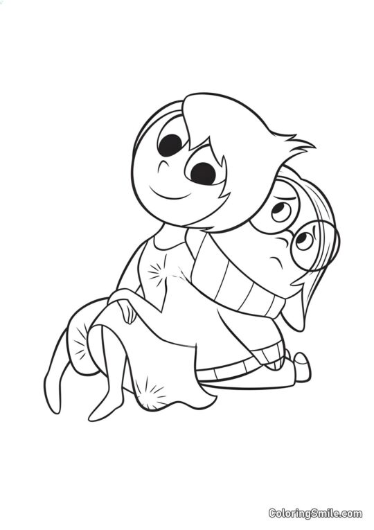 Radość i Smutek Radość i Smutek - Kolorowanka