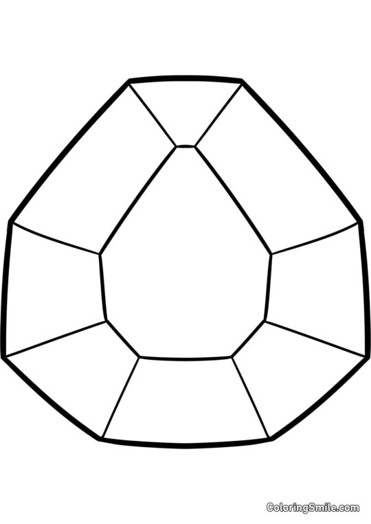 Diament - Kolorowanka