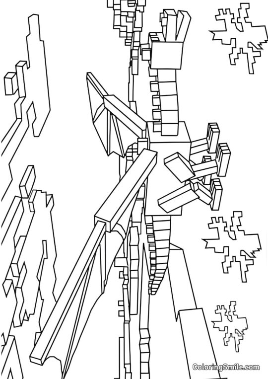 Ender Dragon - Kolorowanka