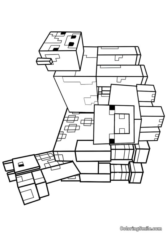 Mobki Zwierząt - Kolorowanka
