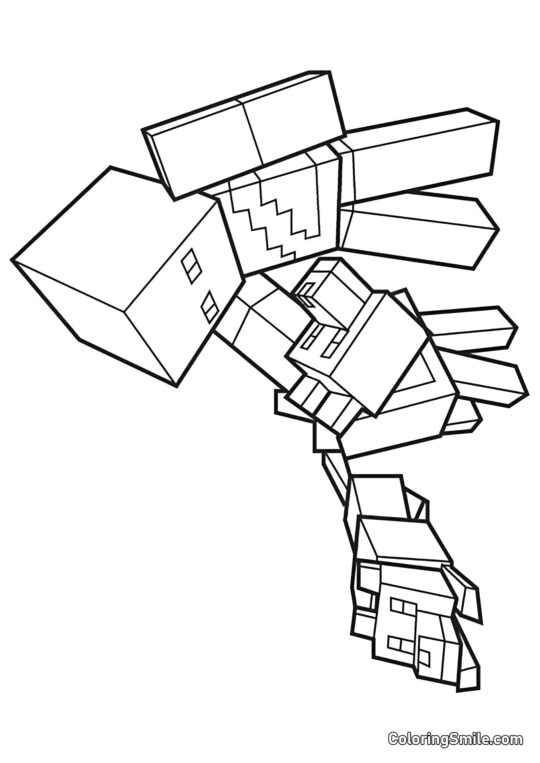 Gracz z Wilkami - Kolorowanka