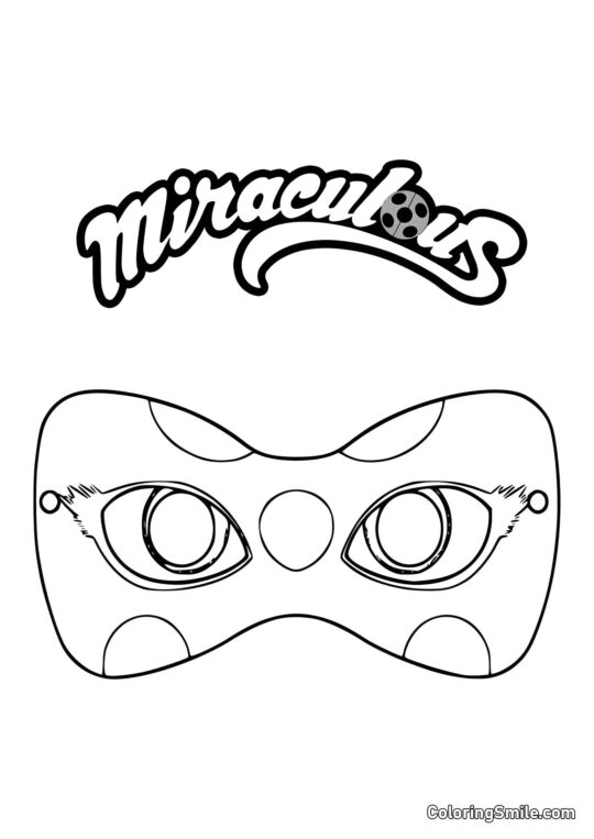 Maseczka Biedronki Maseczka Biedronki - Kolorowanka