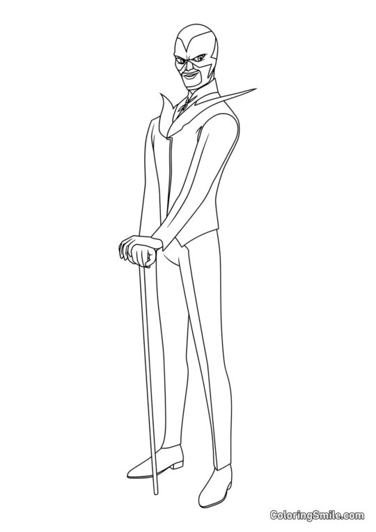 Hawk Moth w pełnej długości Hawk Moth w pełnej długości - Kolorowanka