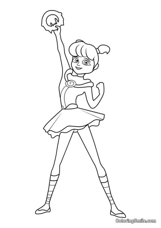 Rose jako Pigella Rose jako Pigella - Kolorowanka