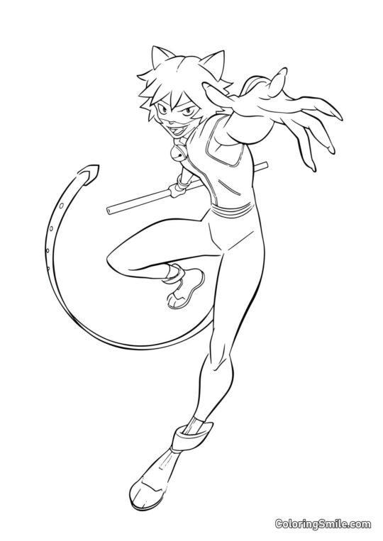 Cat Noir Cat Noir - Kolorowanka