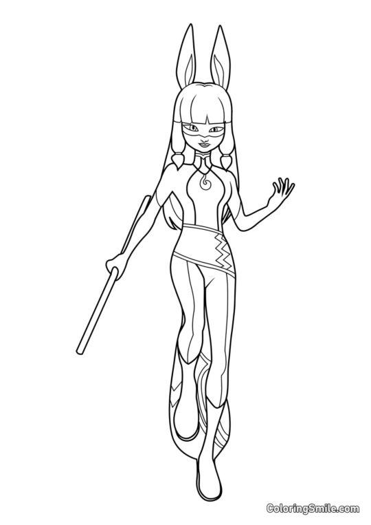 Volpina z Biedronki Volpina z Biedronki - Kolorowanka