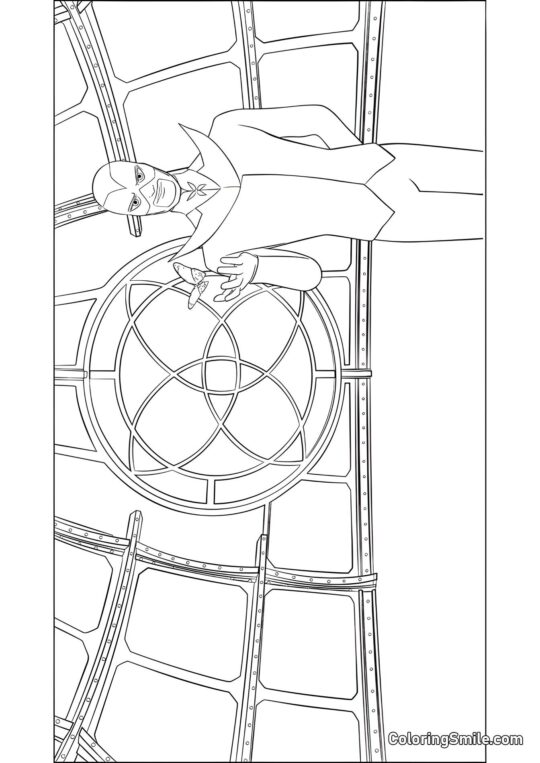 Hawk Moth uwalniający Akumę Hawk Moth uwalniający Akumę - Kolorowanka