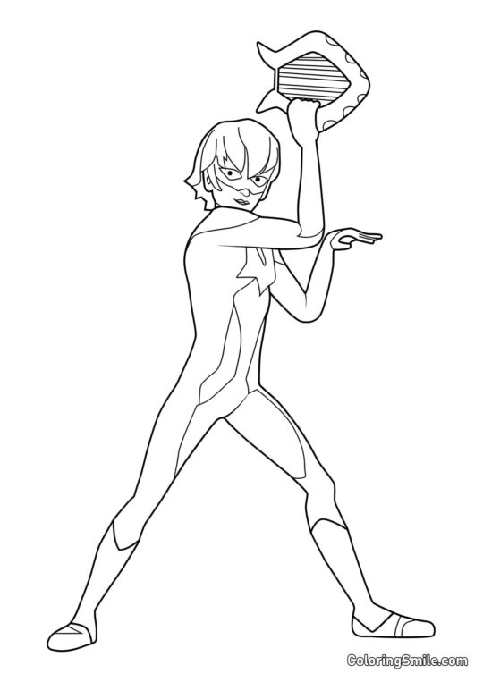 Luka jako Viperion Luka jako Viperion - Kolorowanka