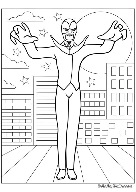 Zły Hawk Moth Zły Hawk Moth - Kolorowanka