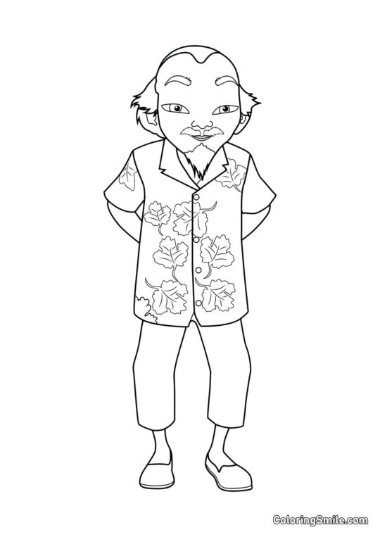 Mistrz Wang Fu Mistrz Wang Fu - Kolorowanka