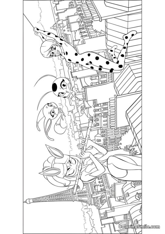 Biedronka i Rena Rouge Biedronka i Rena Rouge - Kolorowanka