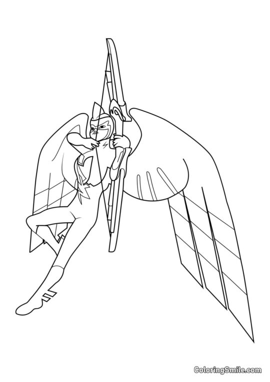 Czarny Kupidyn z Biedronki Czarny Kupidyn z Biedronki - Kolorowanka