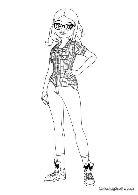 Alya Césaire w pełnej długości Alya Césaire w pełnej długości - Kolorowanka