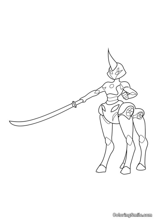 Matka Kagami jako Ikari Gozen Matka Kagami jako Ikari Gozen - Kolorowanka