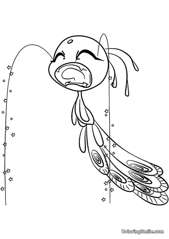 Peacock Kwami Duusu Peacock Kwami Duusu - Kolorowanka