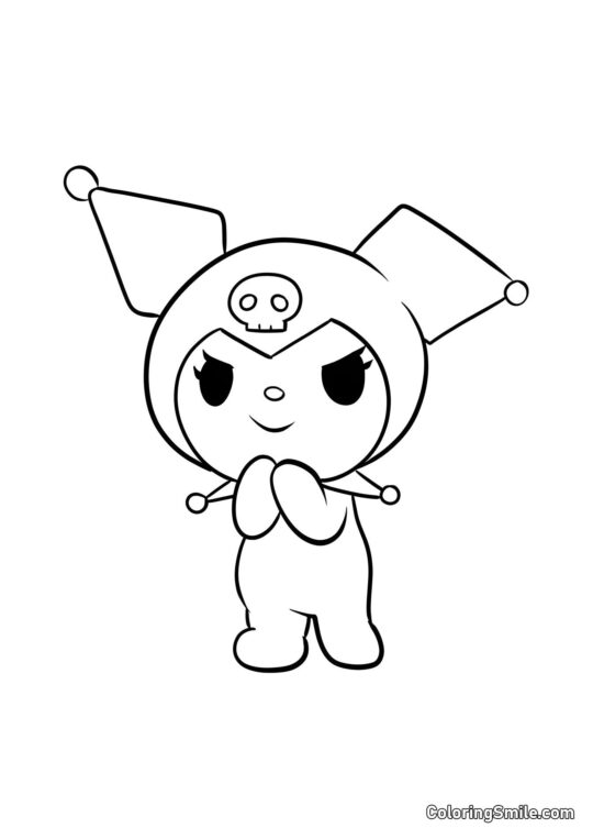 Kuromi Chce się Pokazać Kuromi Chce się Pokazać - Kolorowanka