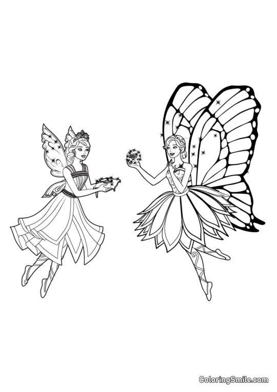 Wróżki Wróżki - Kolorowanka