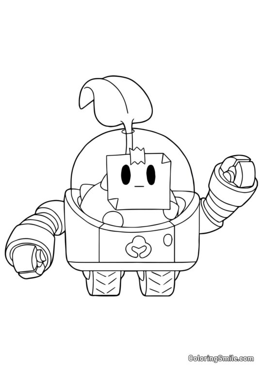 Sprout Brawl Stars - Kolorowanka