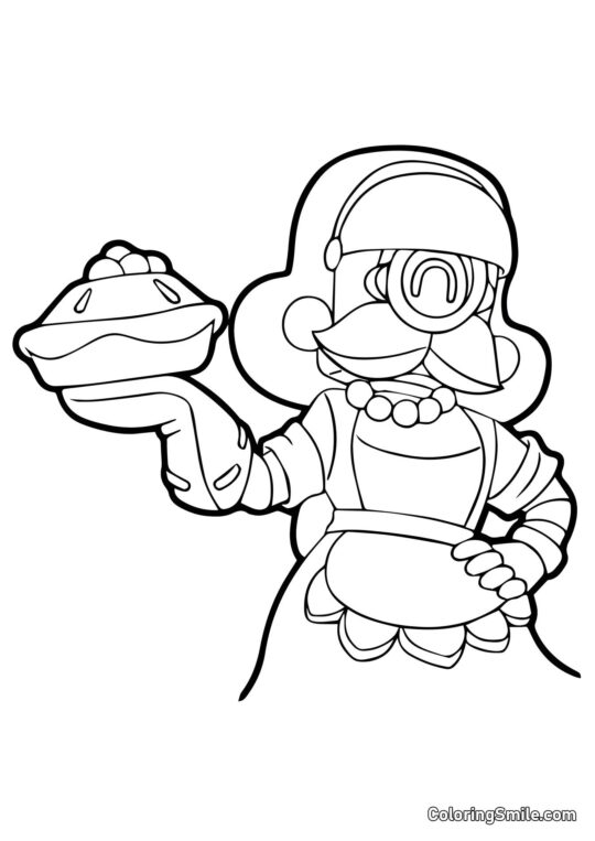 Barley Brawl Stars - Kolorowanka