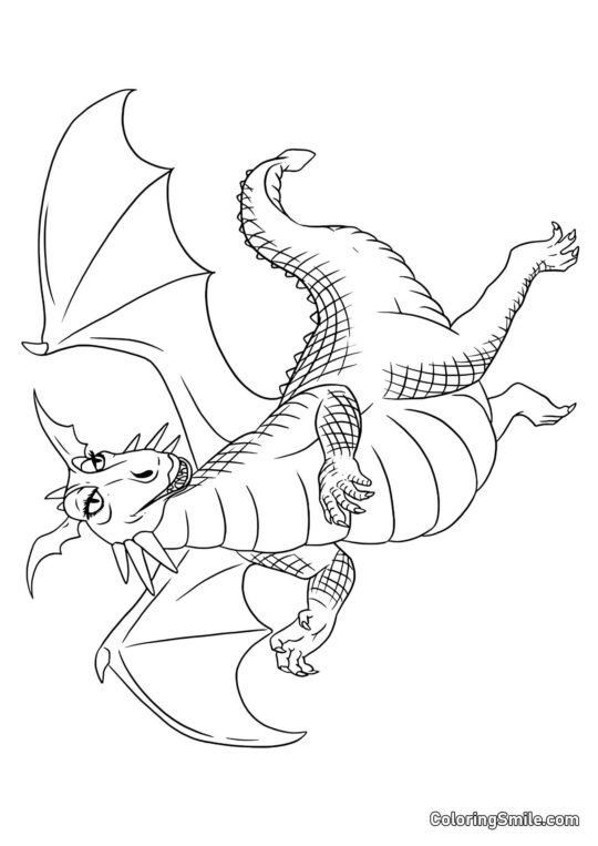 Smoczyca - Kolorowanka