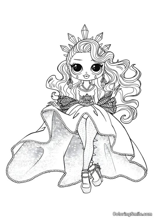 LOL OMG Kryształowa Gwiazda - Kolorowanka