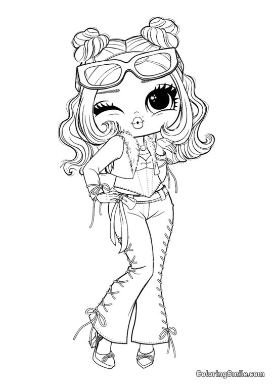 LOL OMG Wschód Słońca - Kolorowanka