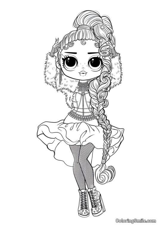 LOL OMG Bogini Podium - Kolorowanka