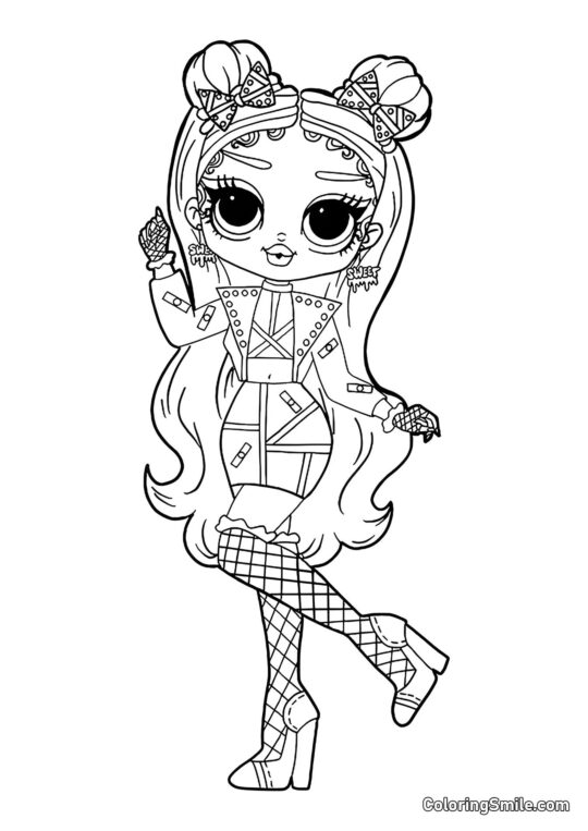 LOL OMG Bonni - Kolorowanka