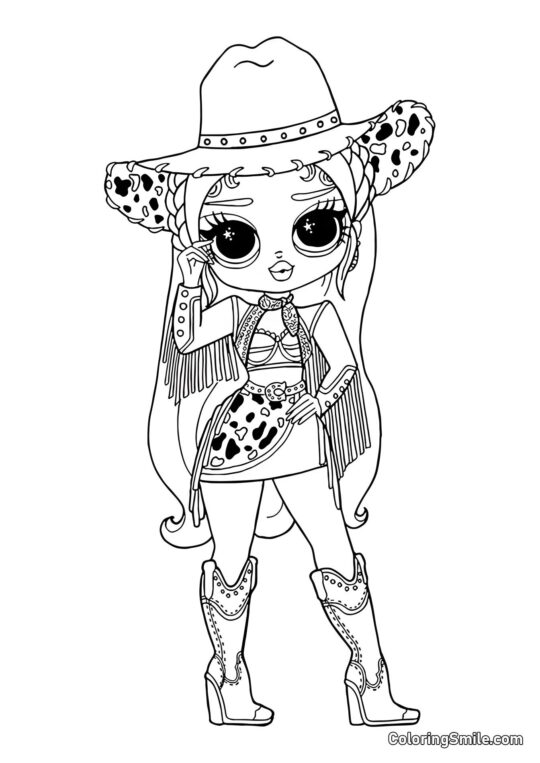 LOL OMG Luksusowy Luxe - Kolorowanka