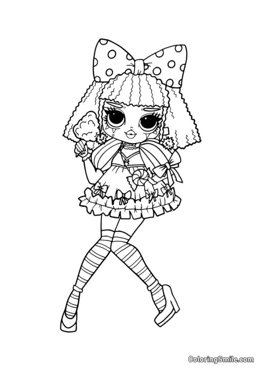 LOL OMG Trixsta - Kolorowanka