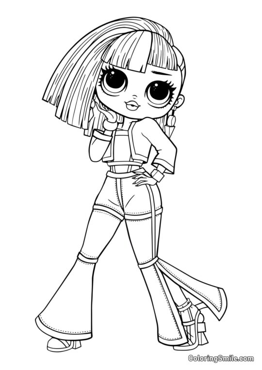 Angles LOL OMG Światła - Kolorowanka